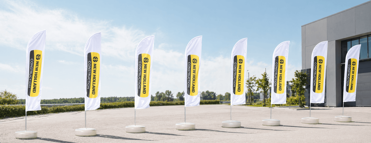 Виндер-флаги в городской среде