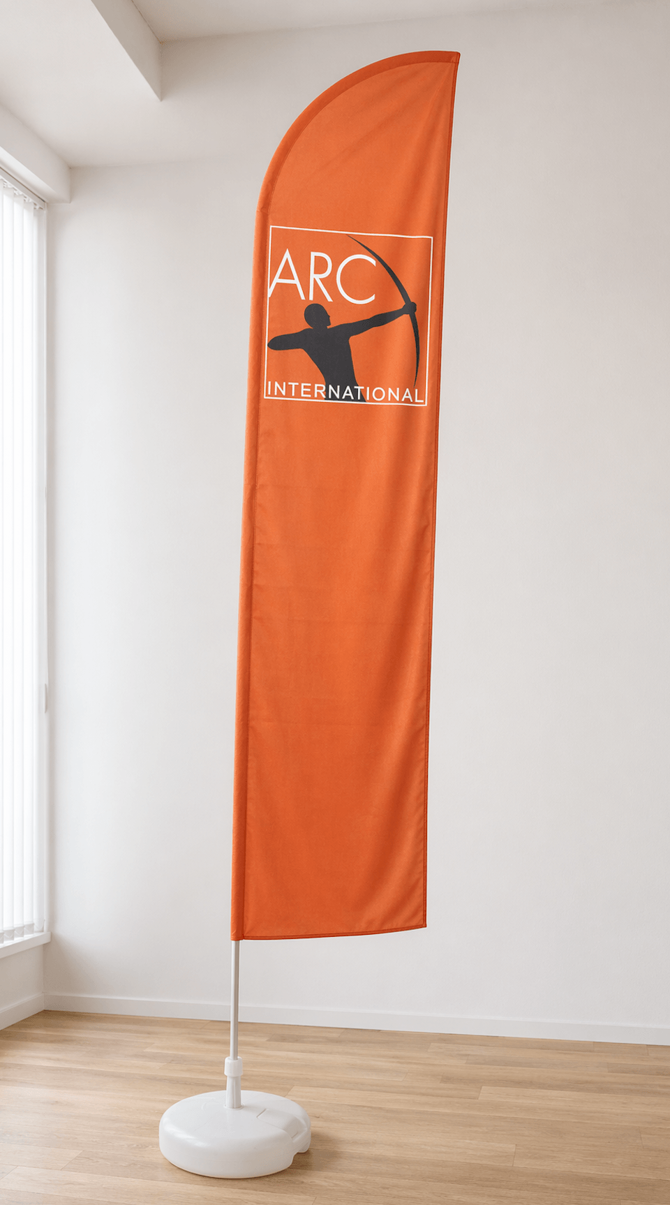 Флаг виндер из флажной сетки